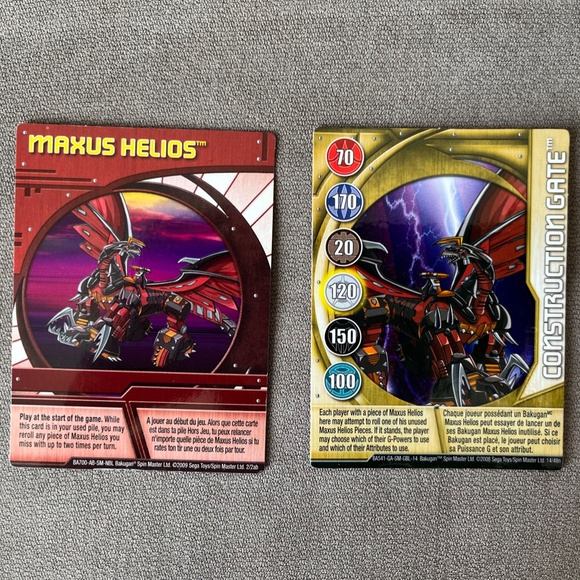 GUC - Bakugan New Vestroia 7 in 1 Maxus Helios - Picture 5 of 13